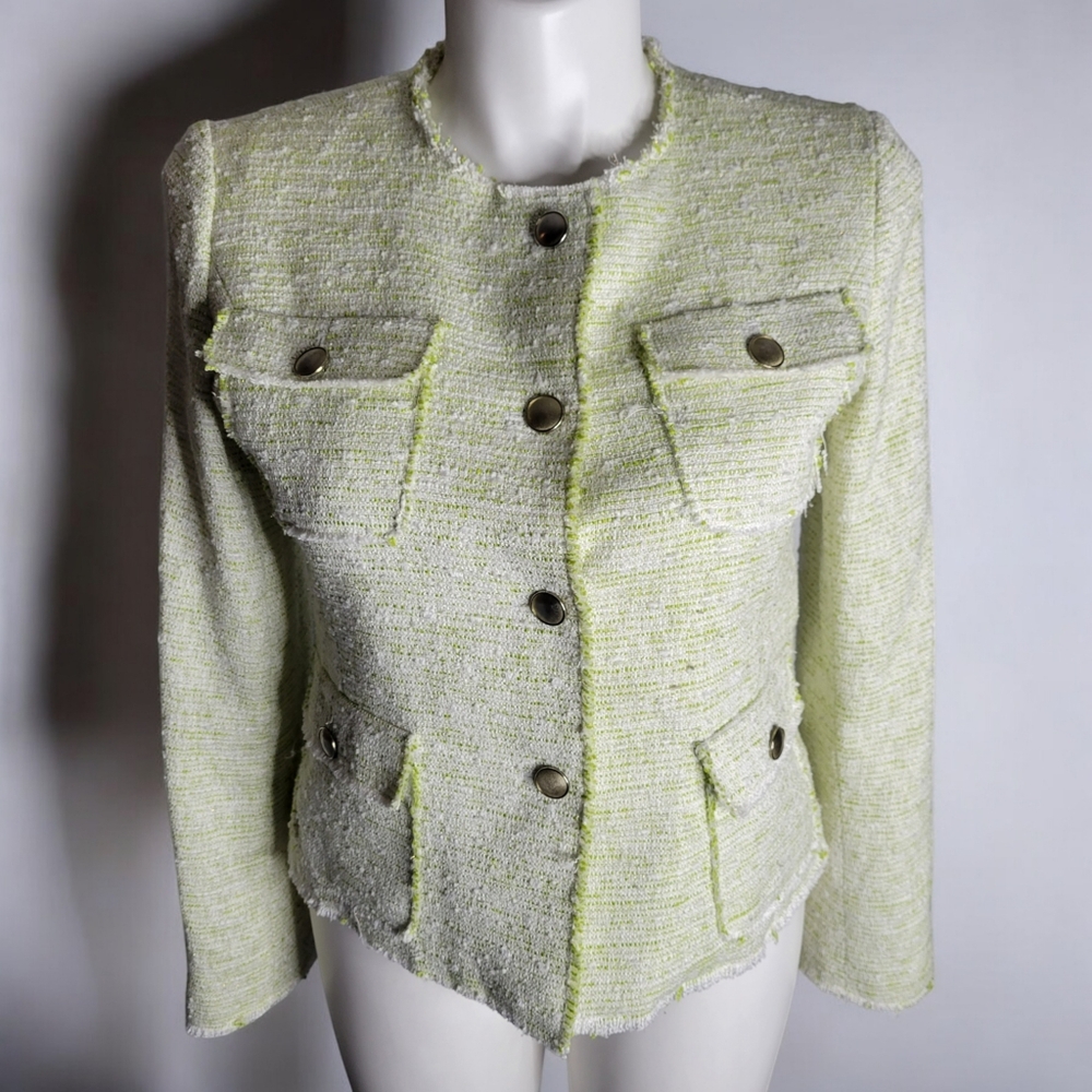 Johnston & Murphy Lime Green Jacket Lined Size L